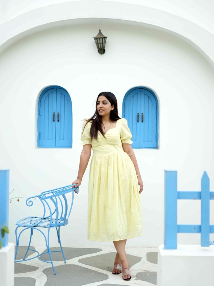 Lemon Bliss Midi Dress