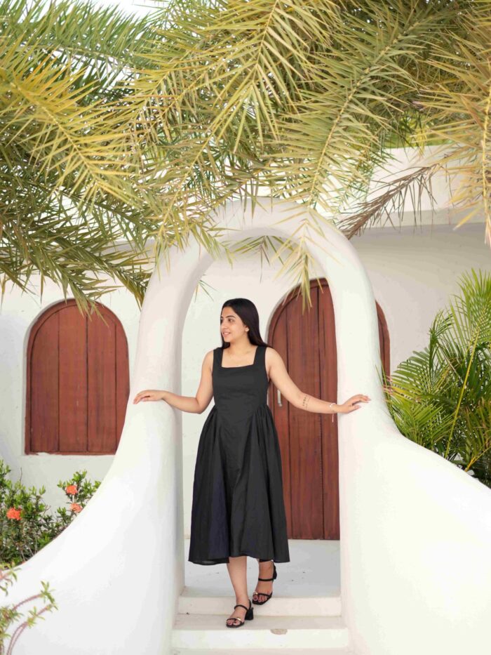 Midnight Muse Midi Dress